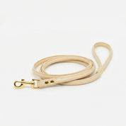 Laisse pour chien beige