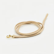 Laisse pour chien beige