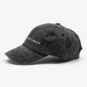 Casquette en denim noir - Anti-Social Cat Owner