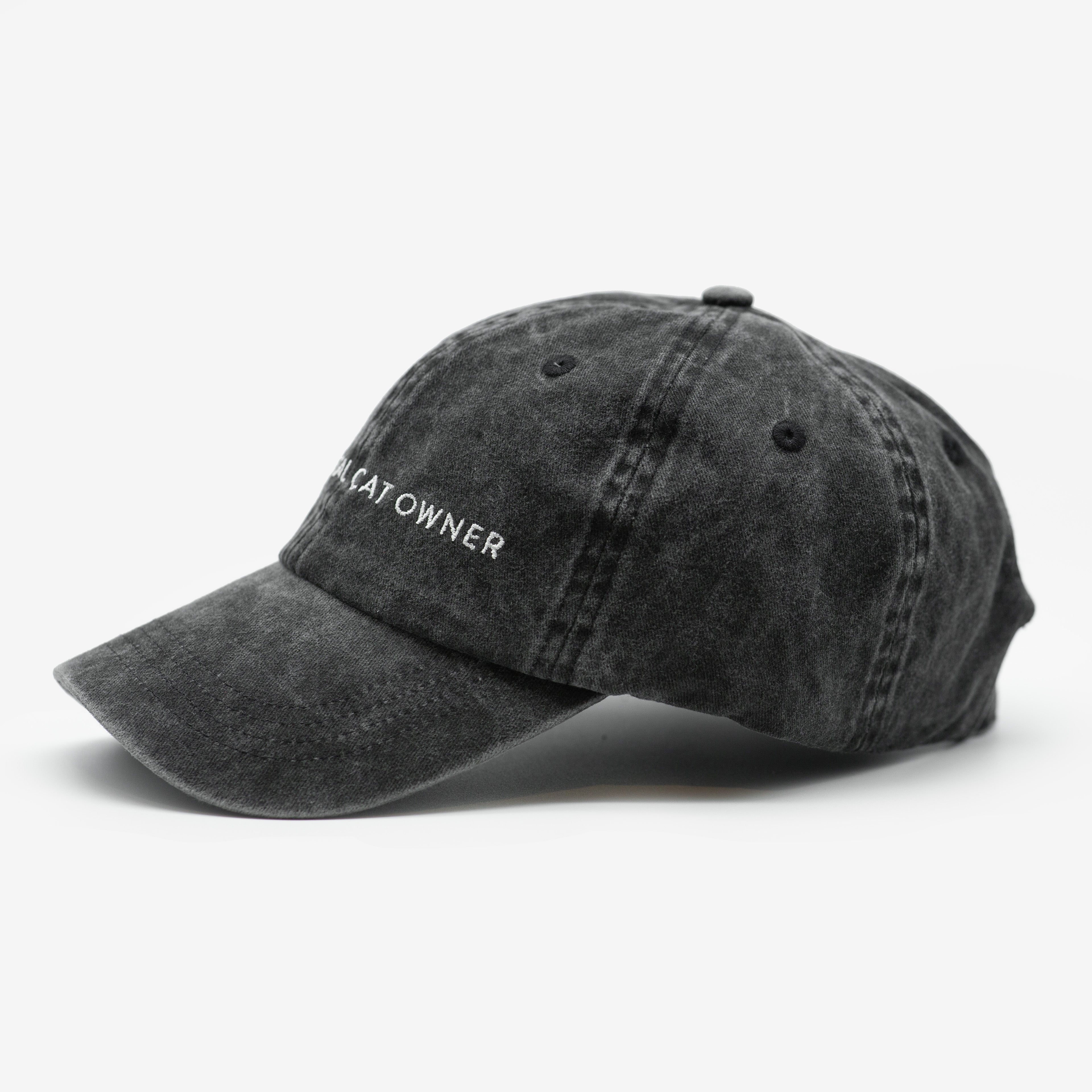 Casquette en denim noir - Anti-Social Cat Owner