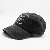 Casquette en denim noir - Logo "Anti-Social Cat Owner" 
