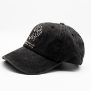 Casquette en denim noir - Logo "Dogs. Because People Suck" 