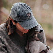 Casquette en denim noir - lévrier