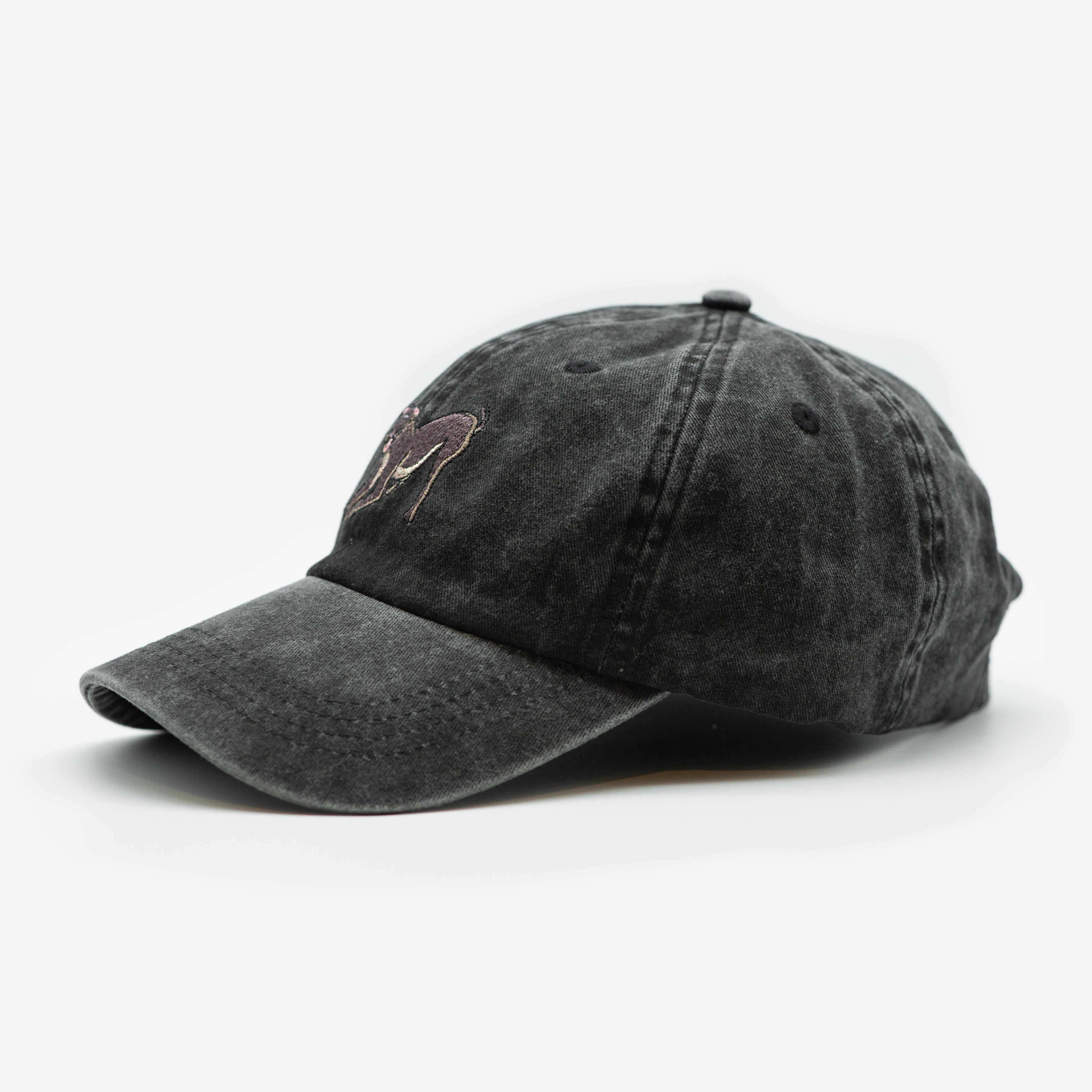 Casquette en denim noir - lévrier