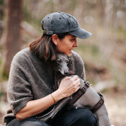 Casquette en denim noir - lévrier