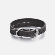 Collier pour chien en denim noir fin