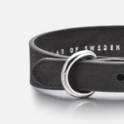 Collier pour chien en denim noir fin