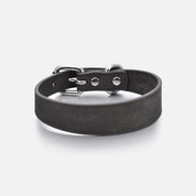 Collier pour chien en denim noir fin