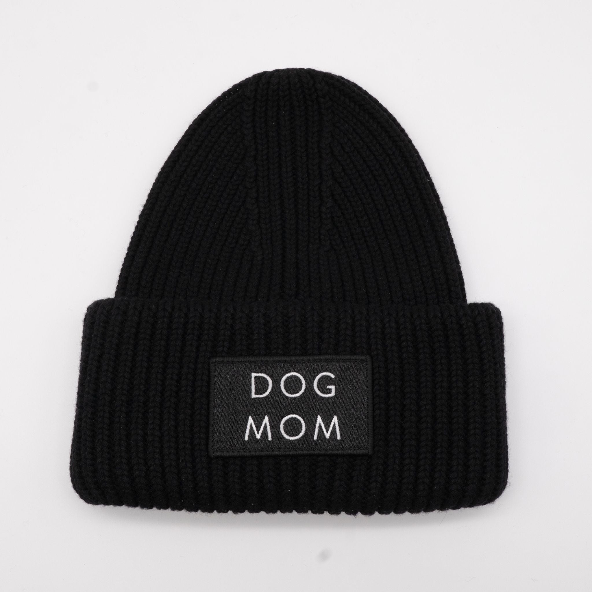 Bonnet en laine noire - Propriétaire de chien anti-social
