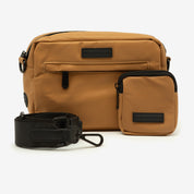 Sac de promenade pour chien réfléchissant en bronze - Crossbody