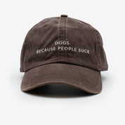 Casquette en jean marron - Dogs. Because People Suck