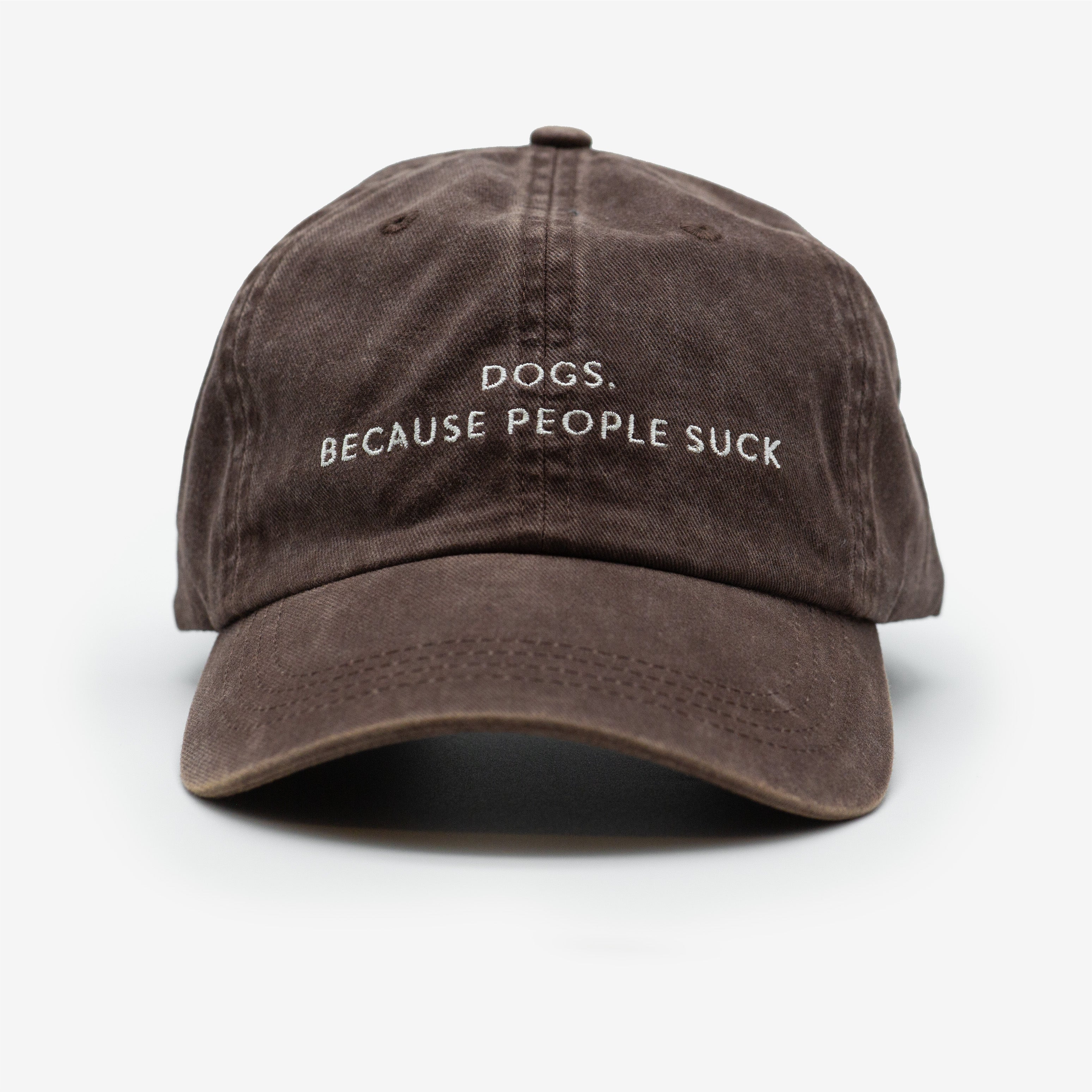 Casquette en jean marron - Dogs. Because People Suck