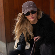 Casquette en jean marron - Fur Mama