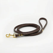 Laisse pour chien marron café