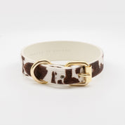 Collier de chien en cuir fin