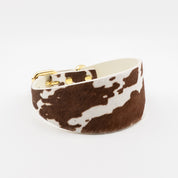 Collier de chien en cuir large