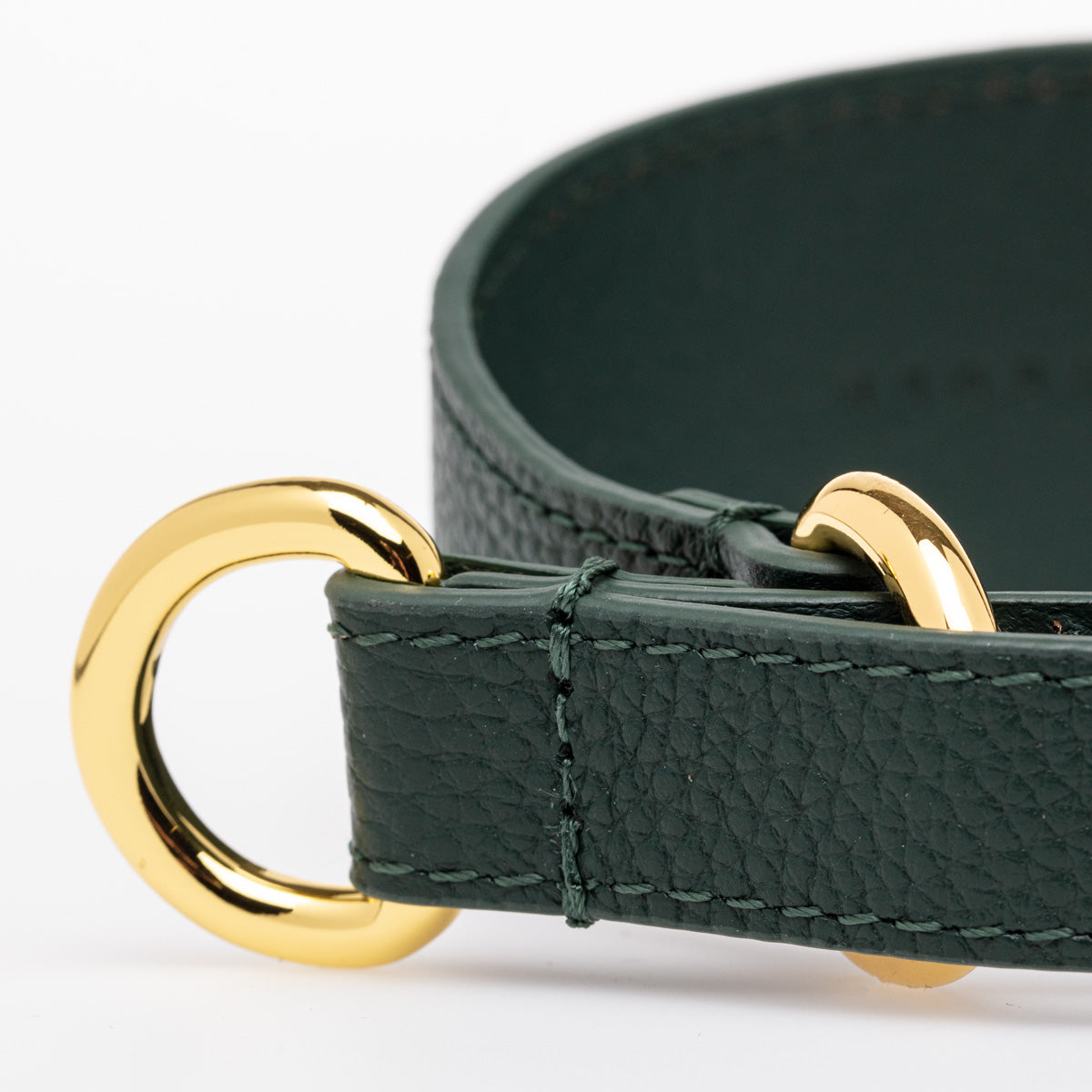 Martingale large pour chien vert foncé