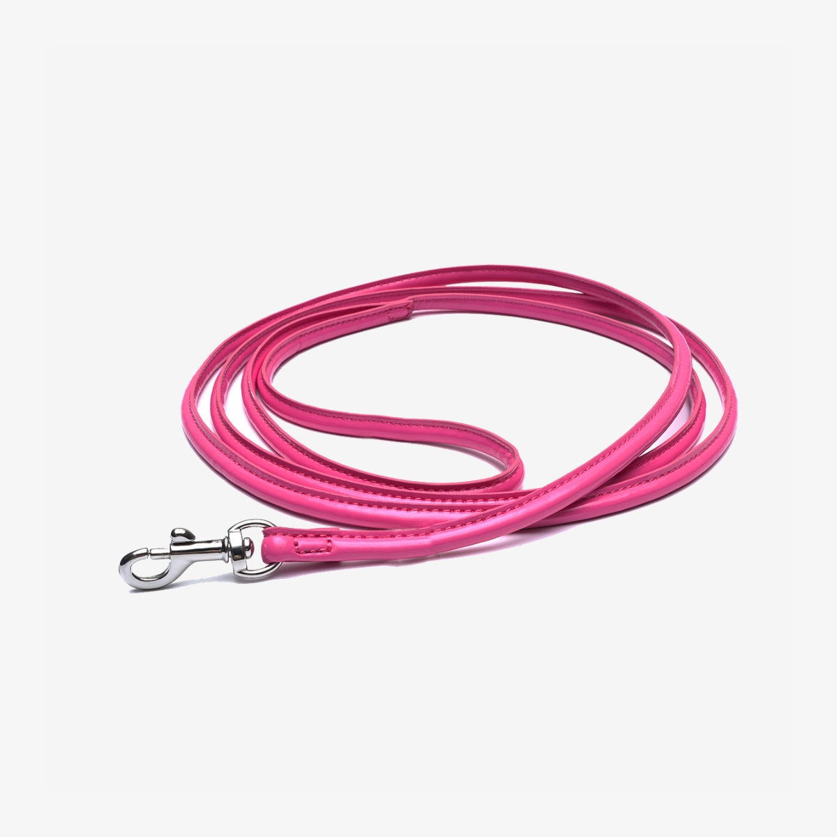 Laisse de chien rose brillante