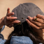 Casquette en denim gris - Hot Dog 