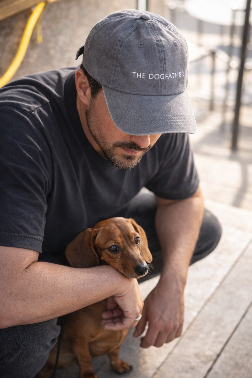 Casquette en denim gris - The Dogfather 
