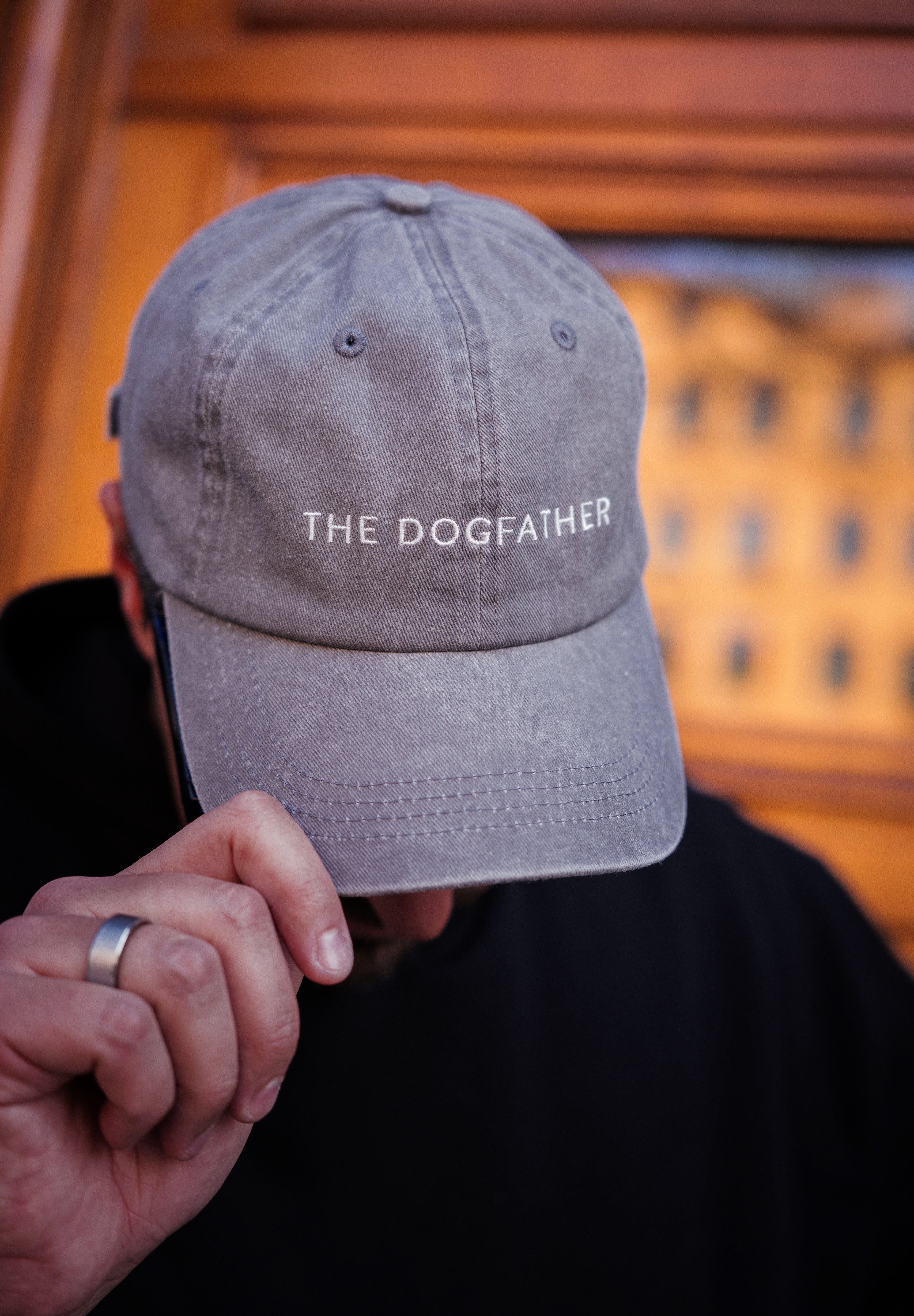 Casquette en denim gris - The Dogfather 
