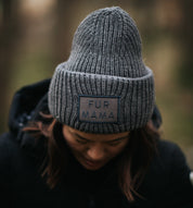 Bonnet en laine gris -  Fur Mama