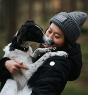 Bonnet en laine gris -  Fur Mama