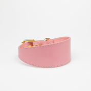 Collier de chien rose large 