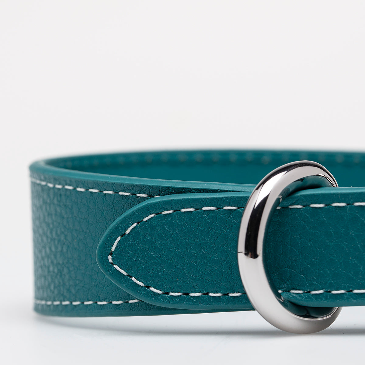 Collier pour chien turquoise fin