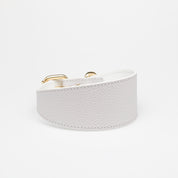 Collier de chien blanc large