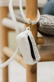 Porte-sac à crottes blanc