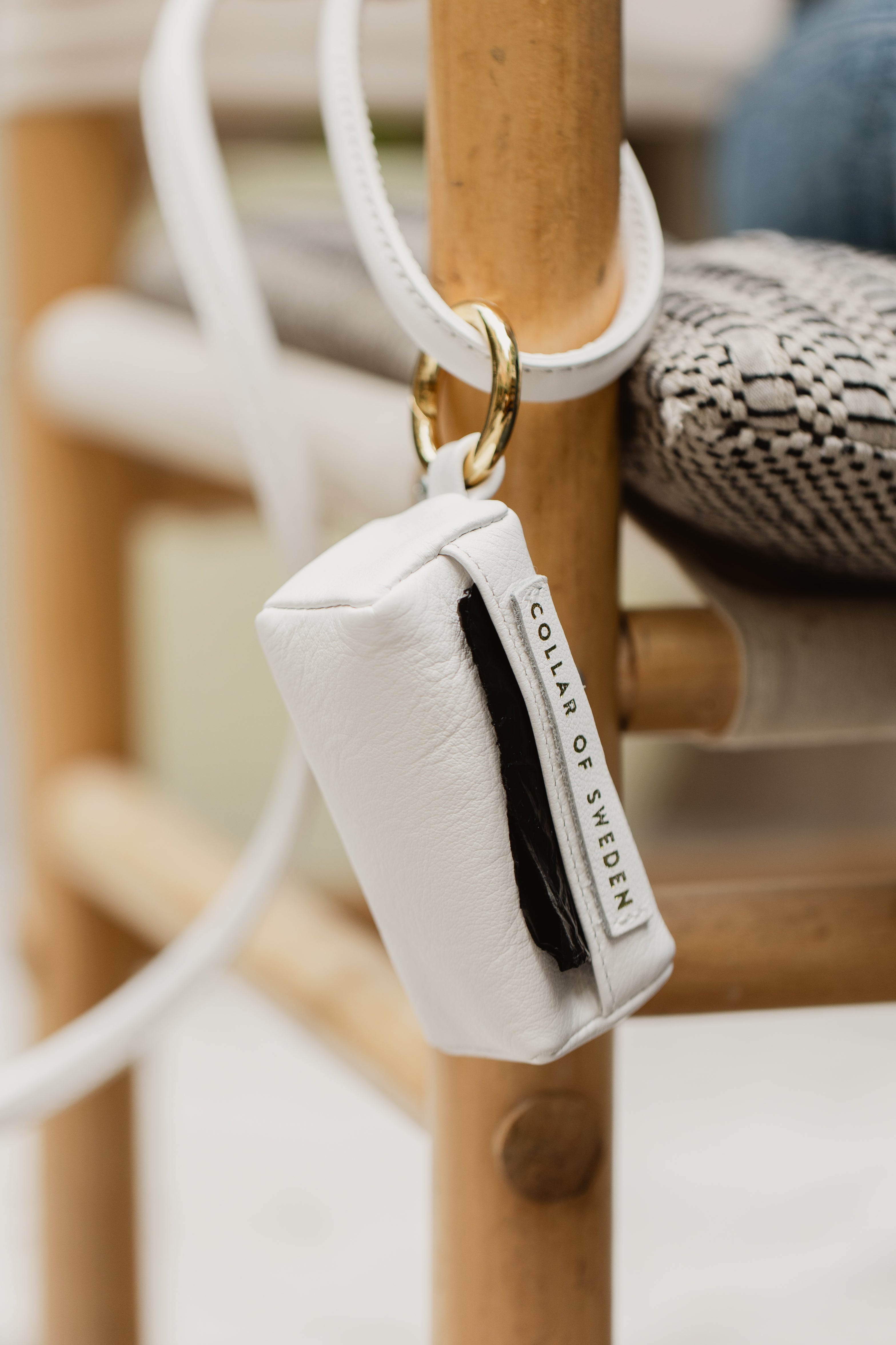 Porte-sac à crottes blanc